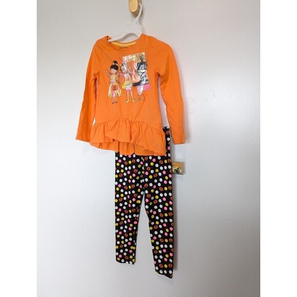 Spooky Night Girls Halloween Costume Outfit Size Small 5 6 - Picture 2 of 8